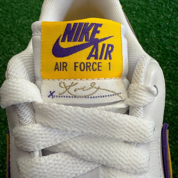 Nike Air Force 1 Low Retro QS Kobe Bryant Lakers Mens Shoes FZ1151-100 NEW Sz 16 - Picture 6 of 7